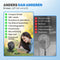 Vulpes Goods® Tech - Mini USB Ventilator PRO - Oplaadbare Tafelventilator - 3 Snelheden & Afstandsbediening - Premium Zwart