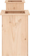 vidaXL - Bankje - met - plantenbakken - 184,5x39,5x56,5 - cm - grenenhout