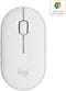 Logitech Pebble M350 - Draadloze muis - Stil klikken - Wit