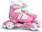 SKIDS CONTROL inlineskates Hardboot Roze/Wit Maat 27-30