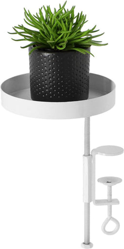 Esschert Design Vensterbankklem - In hoogte verstelbaar - D18cm - Wit