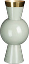 Mica Decorations Vaas Ceres - 15x15x31 cm - Ijzer - Groen