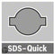Bosch 2609256916 - Universele boren SDS-Quick - Diameter 8,0 mm - Nuttige lengte 70 mm