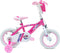 Huffy Glimmer Meisjesfiets 3-5 jaar - Kinderkiets 12 Inch - Inclusief zijwieltjes - Roze - Snelle en makkelijke montage