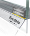 Five Dots - Doucheafdichting - Voor 6 mm glazen deuren - (2 stuks)