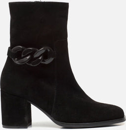Gabor 192404 - Enkellaarsjes - Suede - Zwart - Maat 40