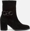 Gabor 192404 - Enkellaarsjes - Suede - Zwart - Maat 40