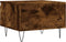 vidaXL - Salontafel - 50x46x35 - cm - bewerkt - hout - gerookt - eikenkleurig