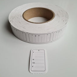 Klika - Hangetiket op rol 30x50 mm bedrukt 1000 - 11 stuks