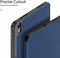 Dux Ducis - Tablet hoes geschikt voor Apple iPad 10 10.9 (2022) - Domo Book Case - Auto Wake/Sleep functie - Blauw