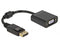 Delock 61006 - Adapter DisplayPort naar VGA - 15 cm - Zwart