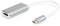 Assmann DA-70836 - USB Type-C naar HDMI - 0,2 m - Zilver