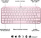 Logitech MX Keys Mini - Draadloos Toetsenbord - Automatische LED-verlichting en Multi-device Koppeling - Roze