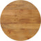vidaXL - Tafelblad - rond - Ø - 70x3,8 - cm - massief - ruw - mangohout