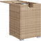 Afdekkast voor propaangasfles 40x40x60 cm Poly Rattan beige