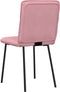 vidaXL - Eetkamerstoelen - 2 - st - fluweel - roze