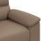 vidaXL - Tweezitsbank - 140 - cm - kunstleer - cappuccinokleurig