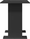 vidaXL - Eettafel - Zwart - 100x60x75 - cm - Engineered - Wood