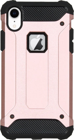 iMoshion Hoesje Geschikt voor iPhone Xr Hoesje - iMoshion Rugged Xtreme Backcover - Rosé