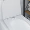 vidaXL - Snelle - Afneembare - WC-zitting - met - Zachte - Sluiting - Duroplast - Wit