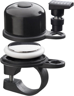 Travelhawk Fietsbel - Fietsbel met geïntegreerde Airtag houder - GPS Tracker - Zwart