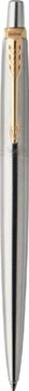 Parker Jotter Gel pen | Roestvrij staal met goud detail | Medium punt zwarte inkt (0,7 mm) | Geschenkdoos