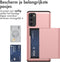 imoshion Hoesje Geschikt voor Samsung Galaxy S20 FE Hoesje - Ruimte voor 2 pasjes - imoshion Backcover met pasjeshouder - Rosé Goud