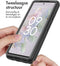 iMoshion Hoesje Geschikt voor Google Pixel 6a Hoesje - iMoshion 360° Full Protective Case - Zwart / Transparant