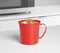 Sistema Microwave - Soepbeker magnetron - 656ml met stoomklep - Rood