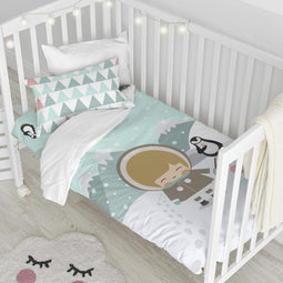 Happy Friday Duvet cover set 2 pieces Skymo day 100x120 cm (Cot) Multicolor