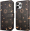 iMoshion Hoesje Geschikt voor iPhone 12 Pro / 12 Hoesje Met Pasjeshouder - iMoshion Design Bookcase smartphone - Zwart / Sky Black