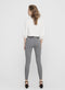 Only Taylor Dames Legging - Slim fit - Hoge elastische taille - Zwart met ruitprint