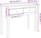 vidaXL - Wandtafel - 100x35x75 - cm - massief - grenenhout - honingbruin