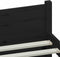 vidaXL - Bedframe - massief - hout - zwart - 140x200 - cm