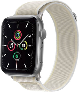 imoshion Nylon Trail bandje - Geschikt voor Apple Watch 1, 2, 3, 4, 5, 6, 7, 8, 9, 10 (42 mm), SE - 38/40/41 mm - Sterrenlicht - One Size