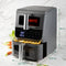 DOMO DO550FR - Dubbele Airfryer XXL - 10 L - 2500 W - Grijs