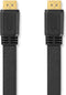 Nedis CVGP34100BK20 - Platte High Speed HDMI-kabel - 4K 3D - Zwart