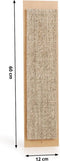 Beeztees - Luxe Sisal Krabplank - Inclusief Kattenkruid - 70x17x3 cm