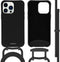 iMoshion Hoesje Geschikt voor iPhone 14 Pro Max Hoesje Met Koord - iMoshion Color Backcover met afneembaar koord - Zwart