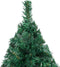 vidaXL - Kunstkerstboom - met - verlichting - en - kerstballen - 150 - cm - PVC - groen