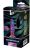 Dream Toys - Vibrerende glazen anaalplug 11 cm met afstandsbediening - Multi color