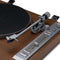Lenco LBT-515WD - Platenspeler - Bluetooth - Direct drive - Ortofon 2M Blue cartridge - Hout