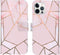 iMoshion Hoesje Geschikt voor iPhone 12 / 12 Pro Hoesje Met Pasjeshouder - iMoshion Design Softcase Bookcase - Goud / Roze / Pink Graphic