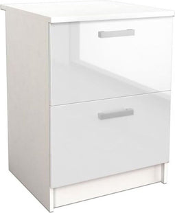 START Keukenonderkast L 60 cm inclusief werkblad - Briljant Wit
