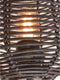 GOOD&MOJO Tafellamp Tanami - Rotan/Bamboe Zwart - Ø18cm - Modern