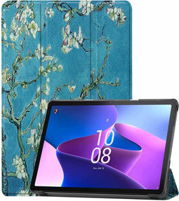 imoshion Tablet Hoes - Geschikt voor Lenovo Tab M10 Plus (3rd gen) - Design Trifold Bookcase - Green Plant