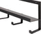 WOOOD Quinn Kapstok 5 Haken - Metaal - Zwart - 13x50x6,5