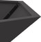 vidaXL - Hexagonale - Vuurkorf - Zwart - 100x100x28 - cm - Staal