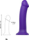 Strap-On-Me Semi-Realistische Dildo met zuignap - paars - maat XL
