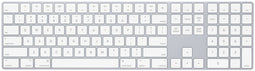 Apple Magic Keyboard - Bluetooth Toetsenbord met numeriek toetsenblok - Aluminium - Wit